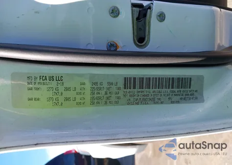 2019 Jeep Cherokee Latitude Plus 4X4 z USA, uszkodzony, nr VIN 1C4PJMLB5KD134255